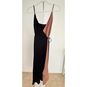Kris’s-XS Two Toned Wrap Dress